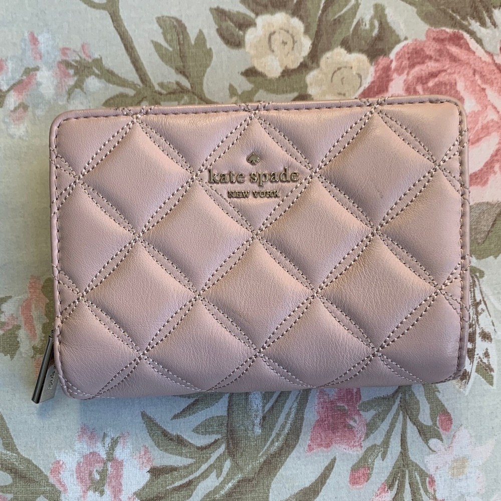 Kate Spade Blush Quilted Wallet